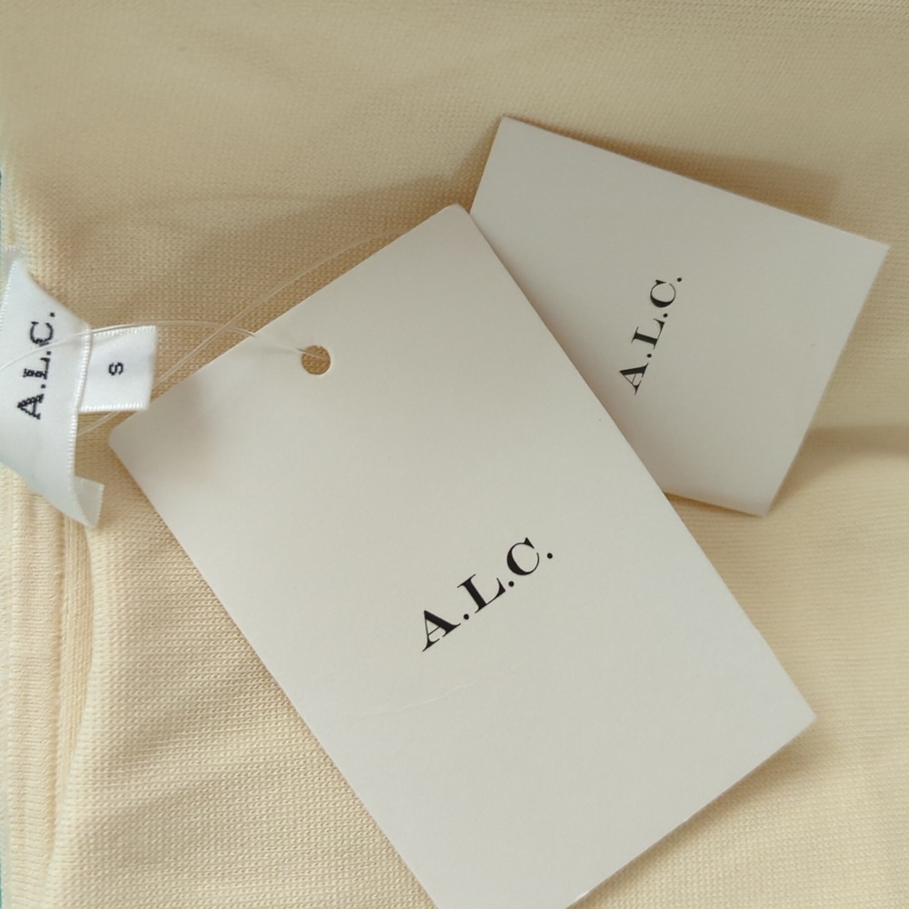 NWT ALC Dean top in cream Small - Picture 2 of 4